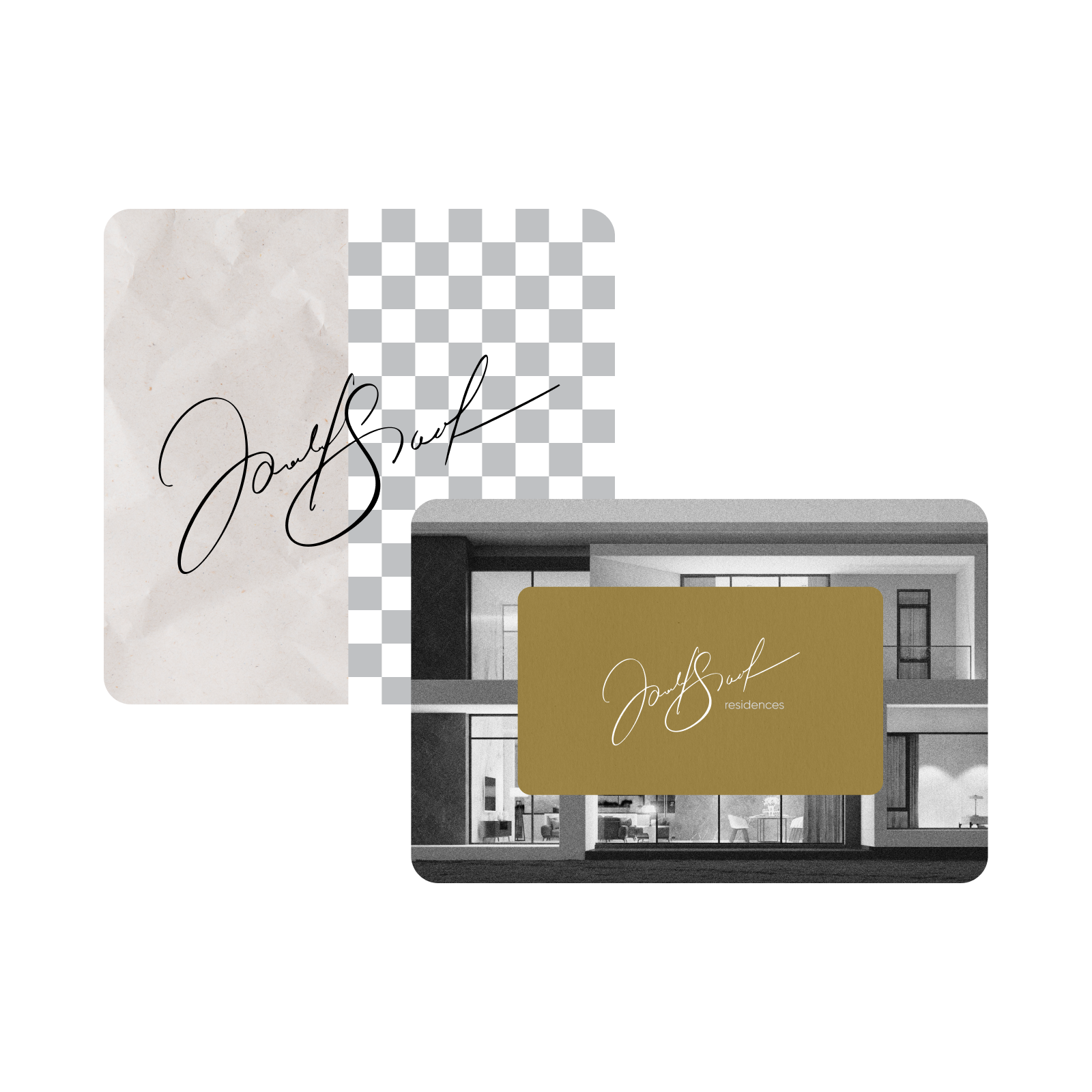 create a personalized brand asset by removing a background from signature