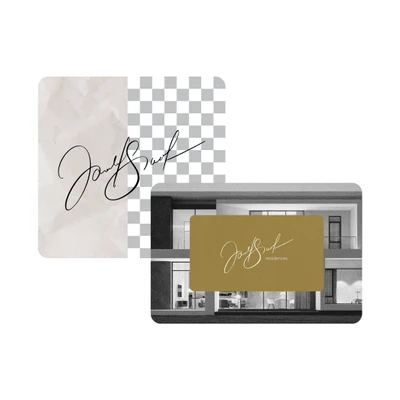 create a personalized brand asset by removing a background from signature