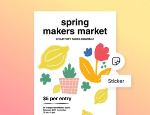 event sticker 2 created by picsart text to sticker maker