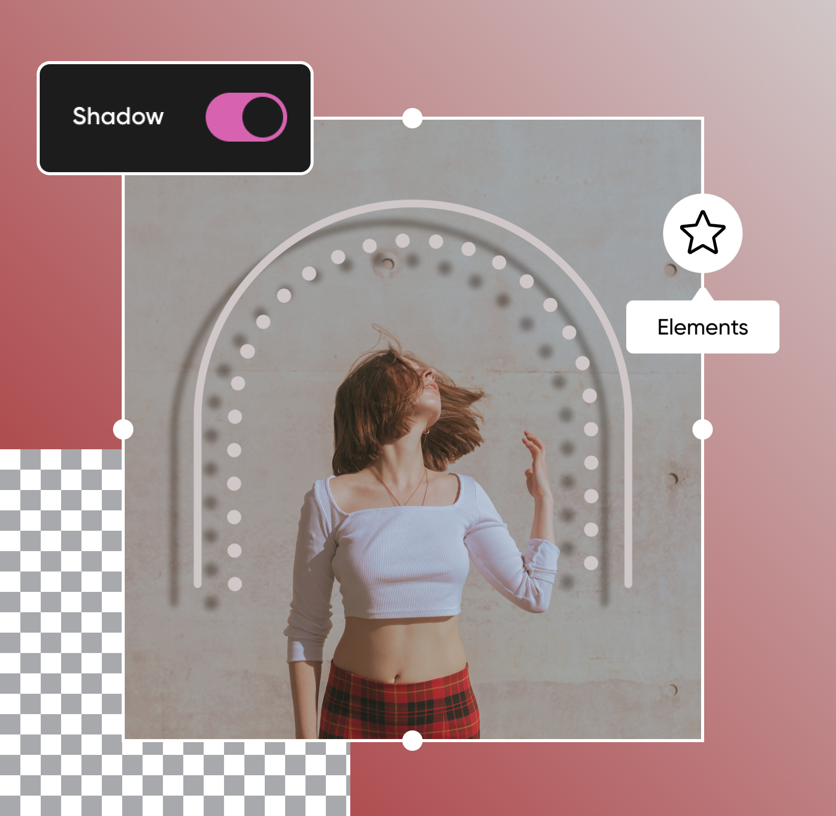 add shadow to elements of the images