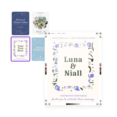 Create cards that look just as good in print