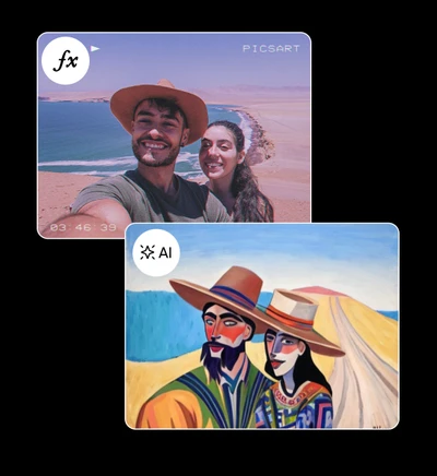 apply ai filters to create digital art