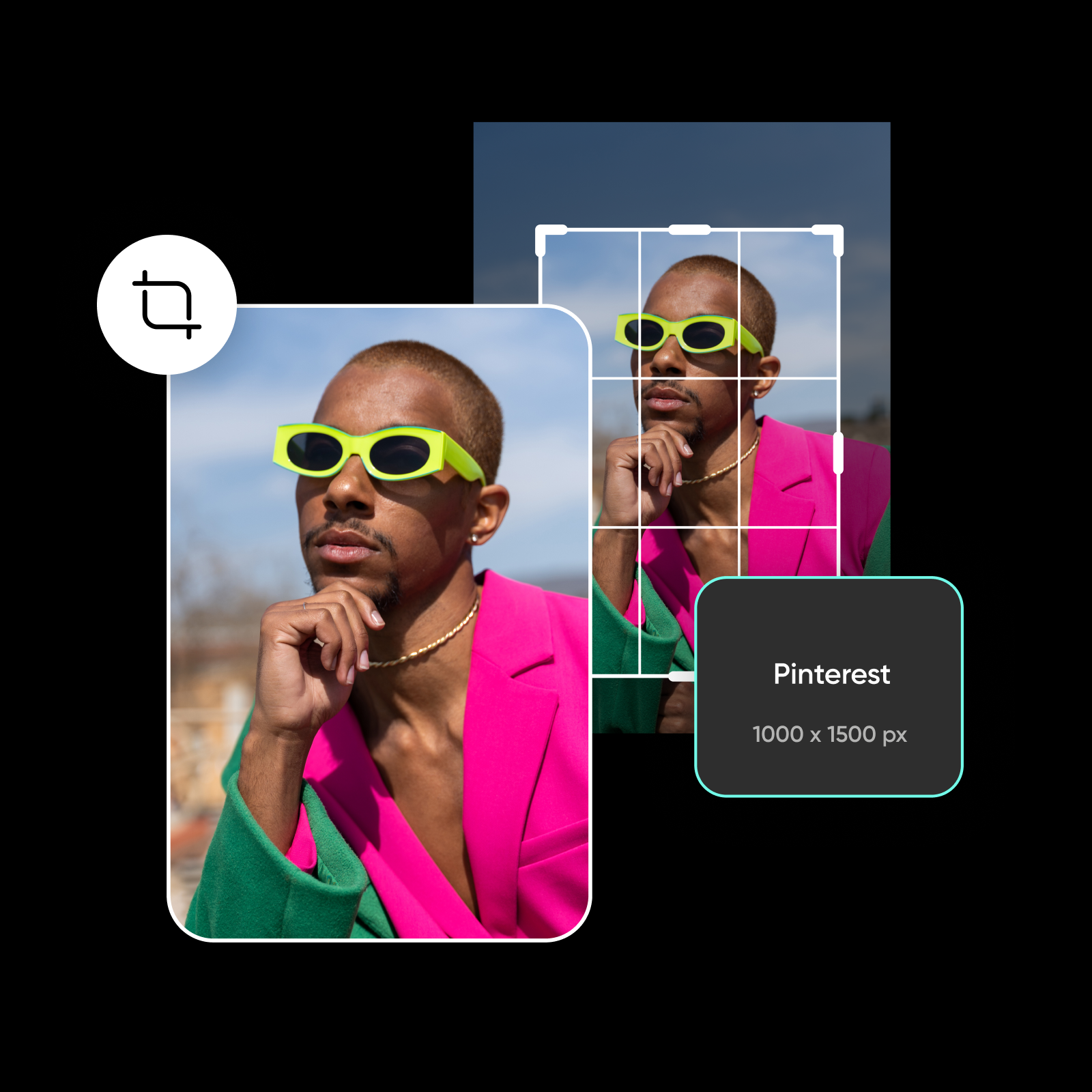 The easiest way to&nbsp;crop images online