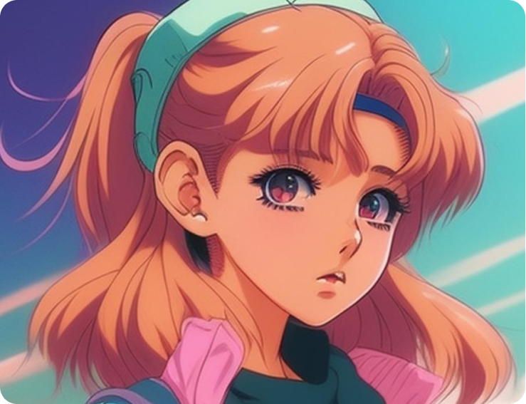 '90s girl anime