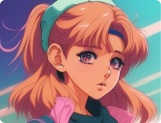 '90s girl anime