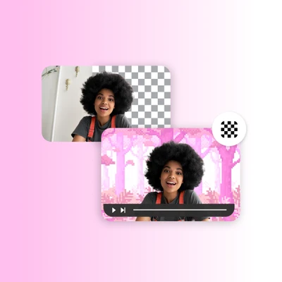 educational video tutorials with custom backgrounds