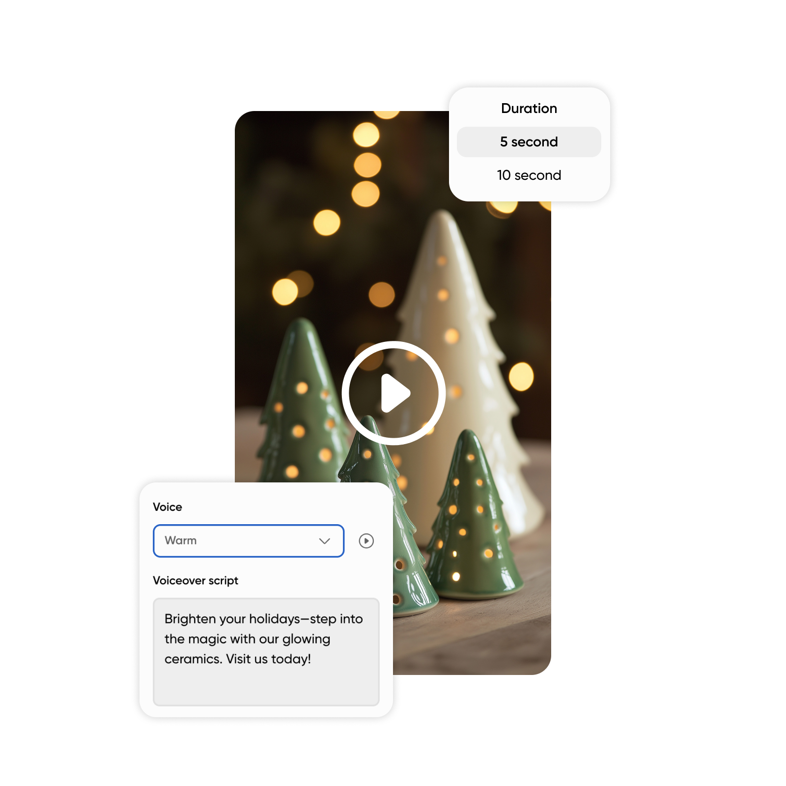 transformă imaginea produsului în videoclip cu AI