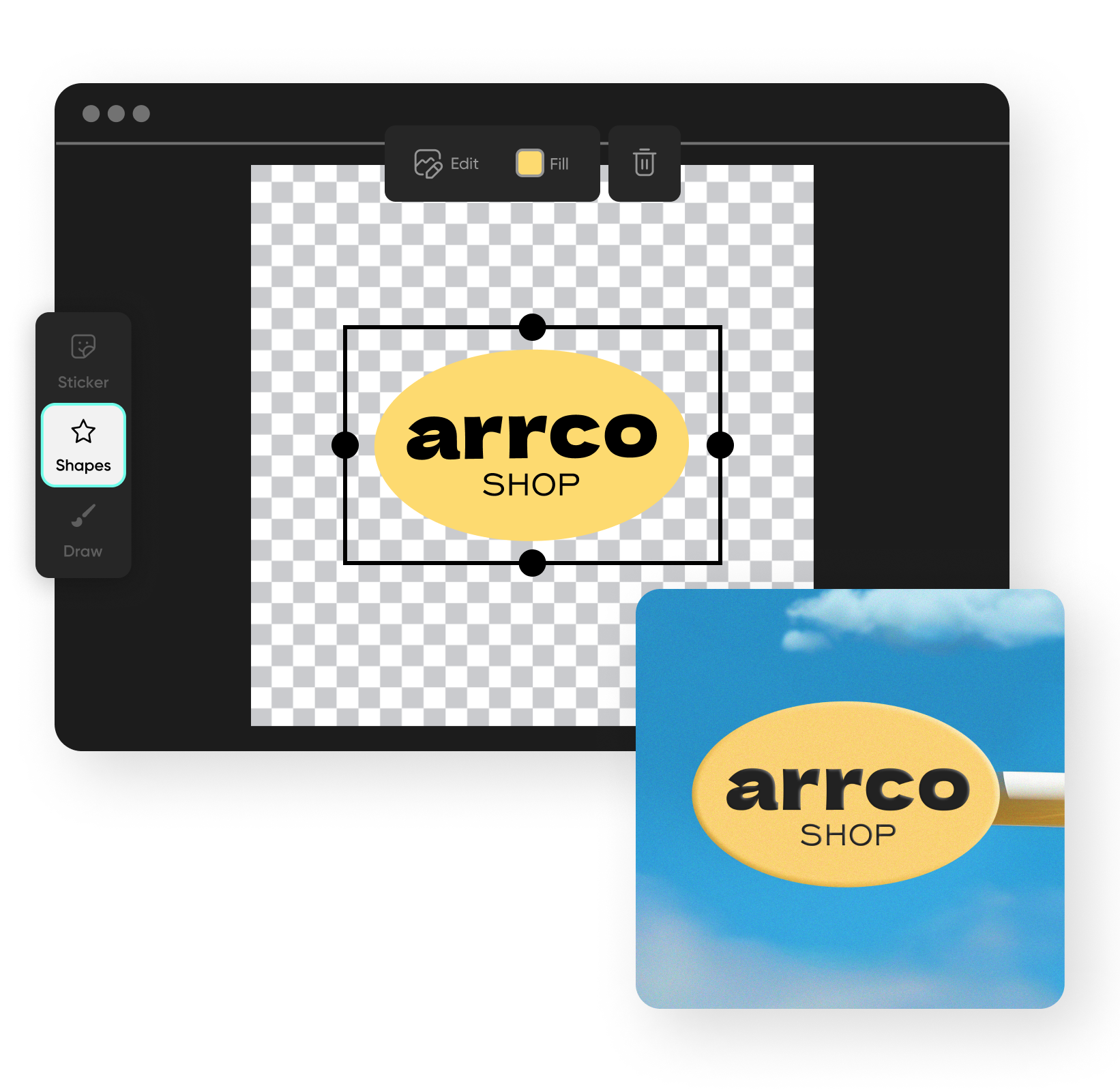 create logo with picsart logo maker