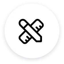 icon for template design customization