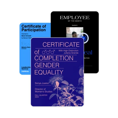 create certificates online