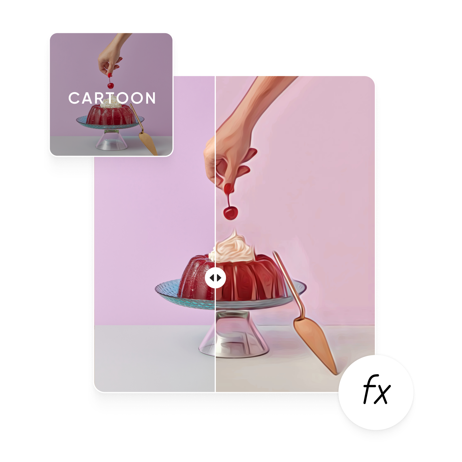 caricaturiza foto con Picsart's foto a caricatura