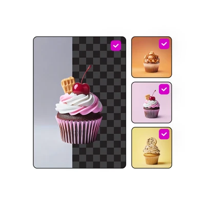 Generate professional AI backgrounds in bulk