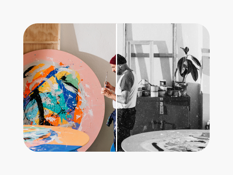 black and white filters