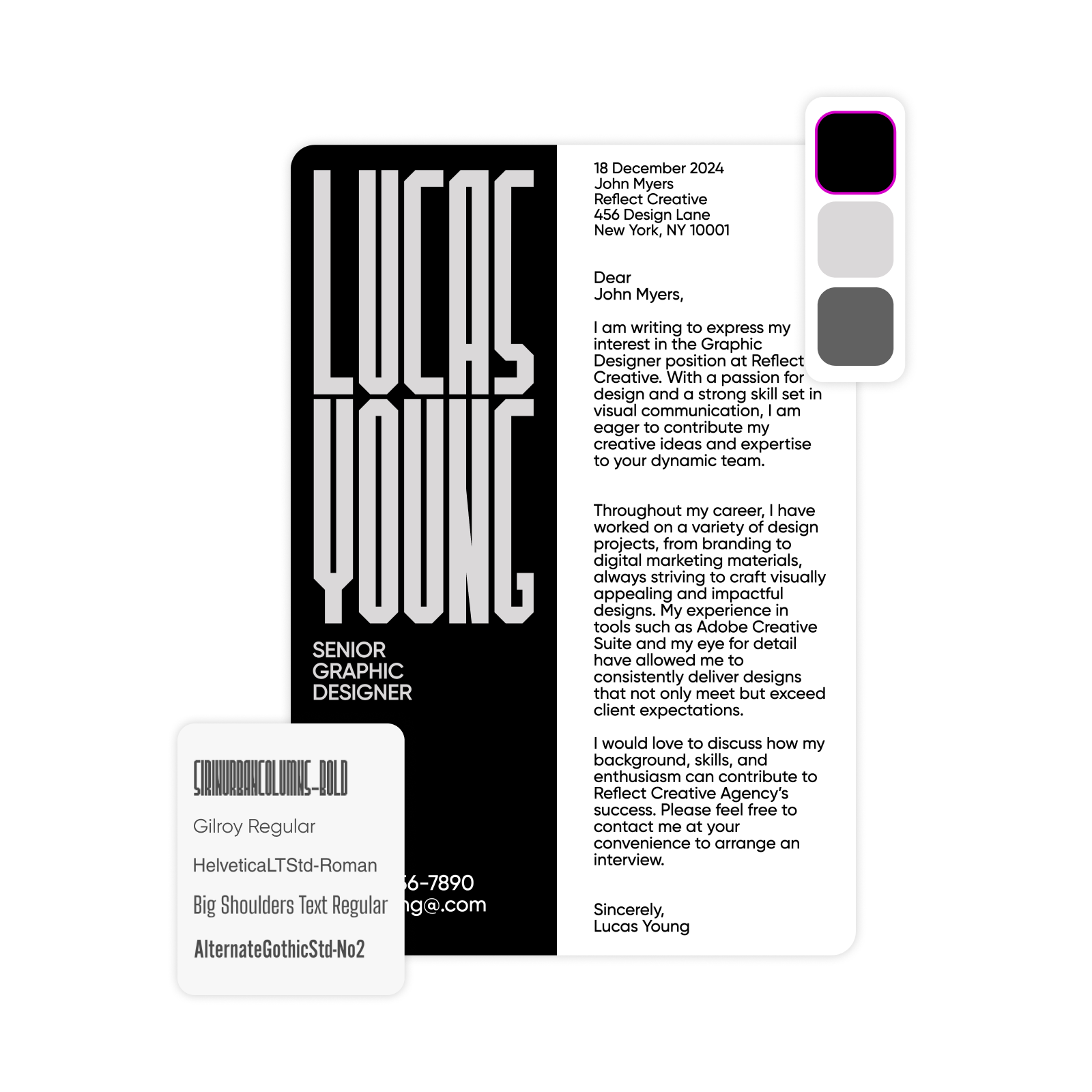 створіть супровідні листи, зручні для рекрутерів