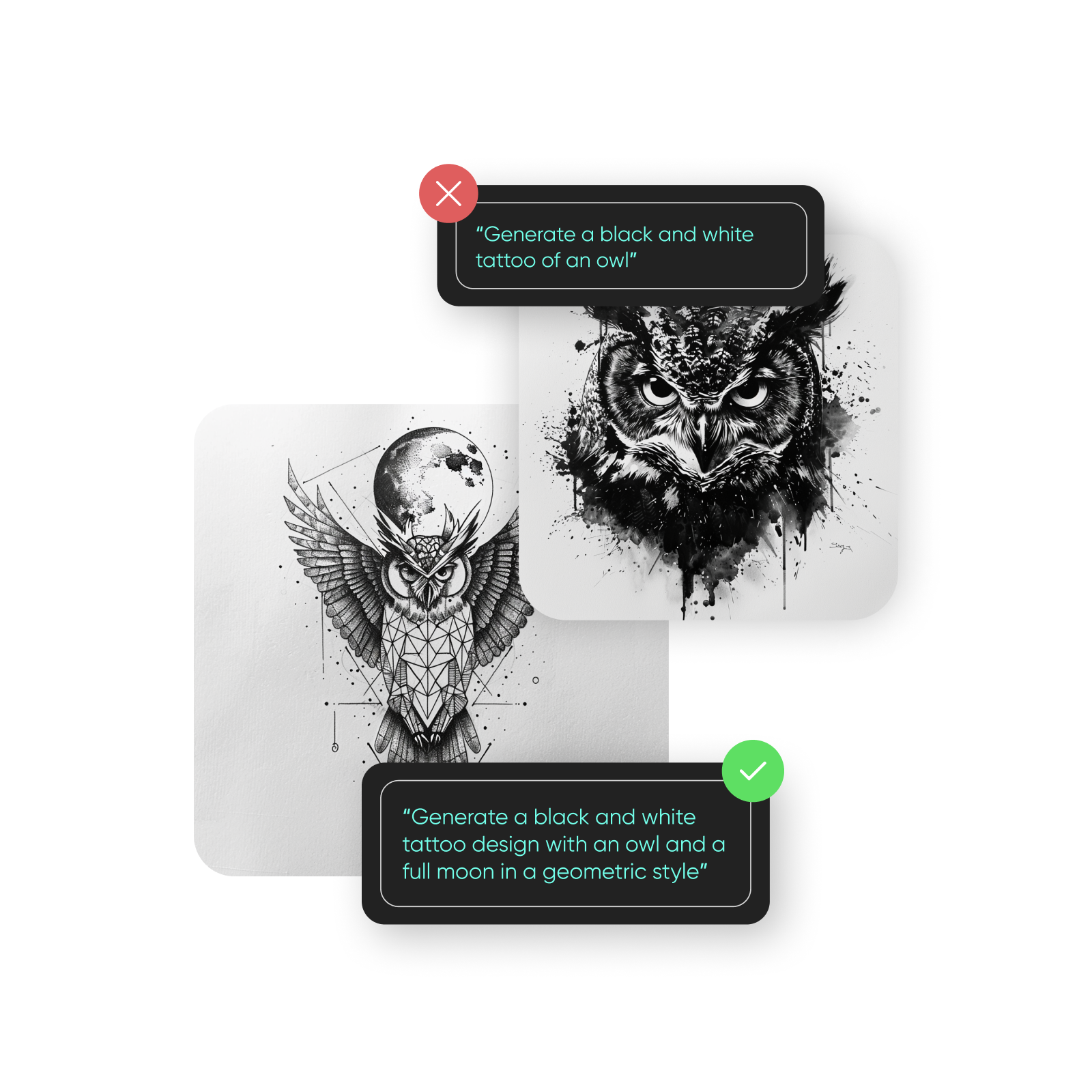 prompt examples for generating tattoos with ai