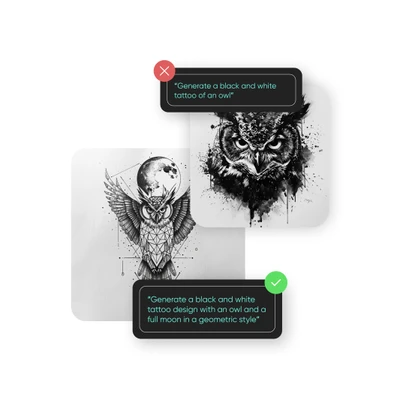 prompt examples for generating tattoos with ai