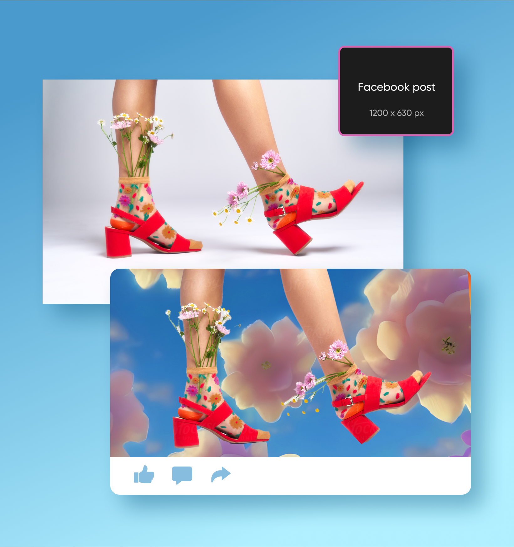 generate background for promotional campaigns