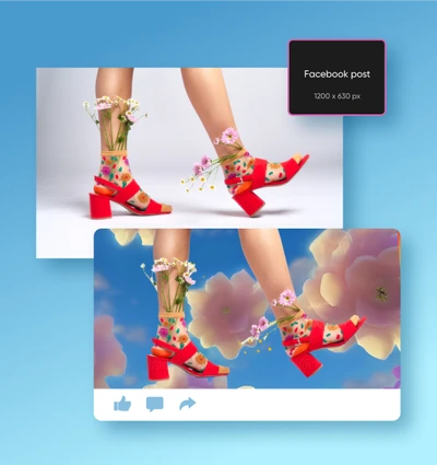 generate background for promotional campaigns