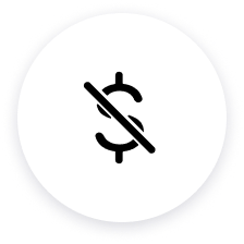 free of charge icon
