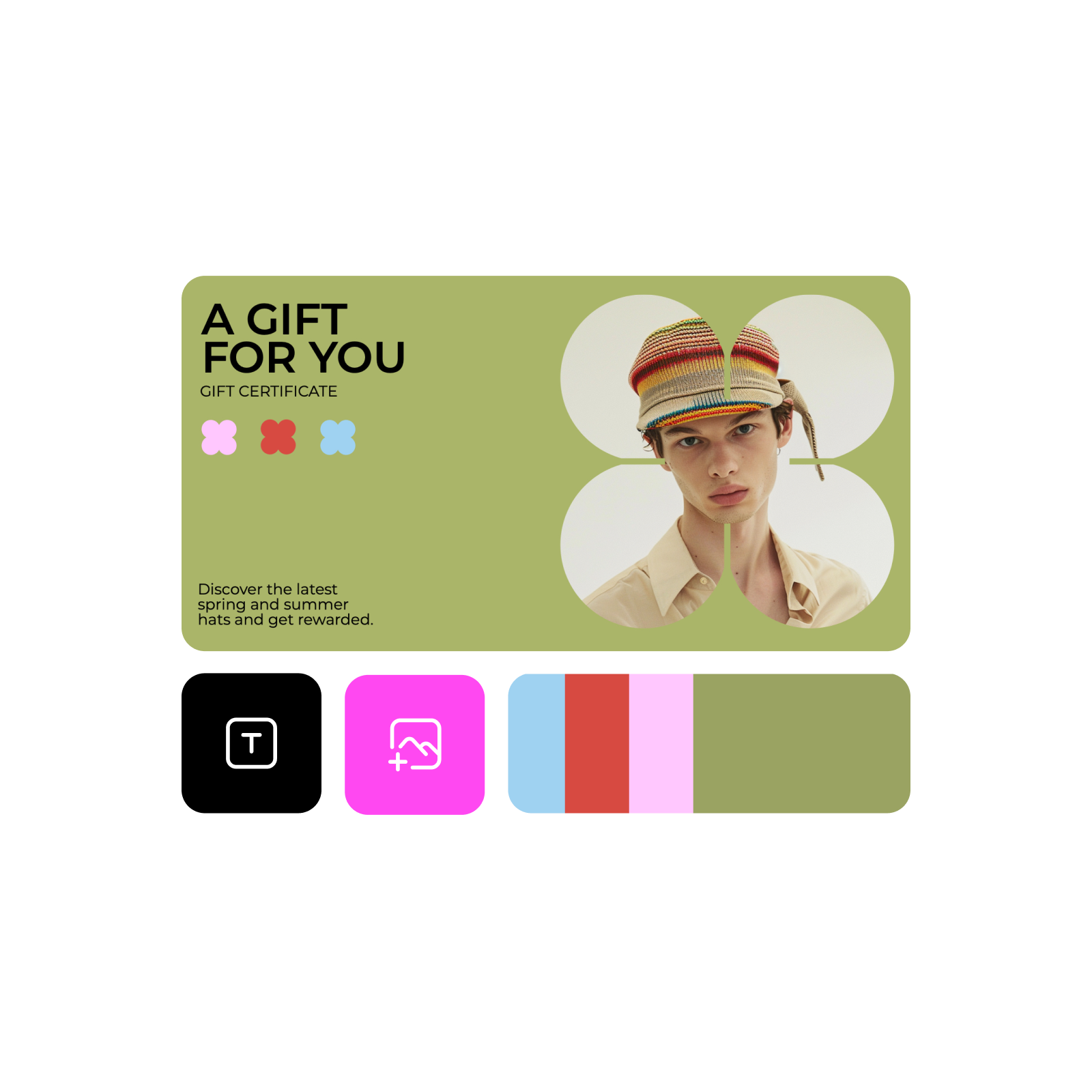 Customize your gift certificate with Picsart's editing tools