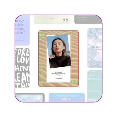 How to create a custom quote poster