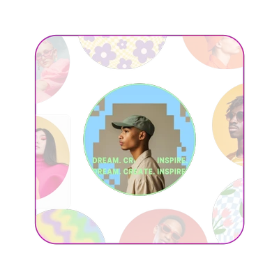 プロフィール写真のデザイン方法