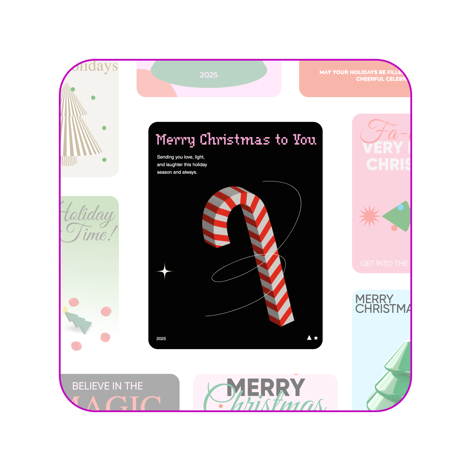 Step-by-step guide to creating Christmas cards