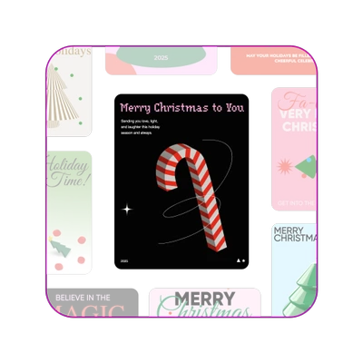 Step-by-step guide to creating Christmas cards