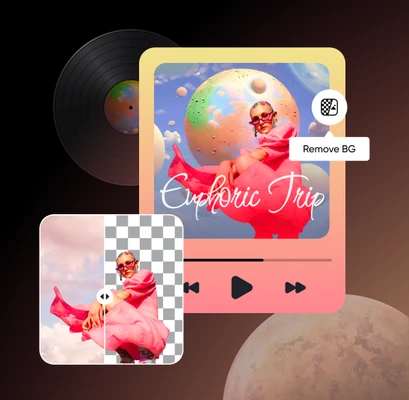 highlight the product by removing background with Picsart's bg remover