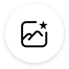 ícone de melhoria de fotos desfocadas