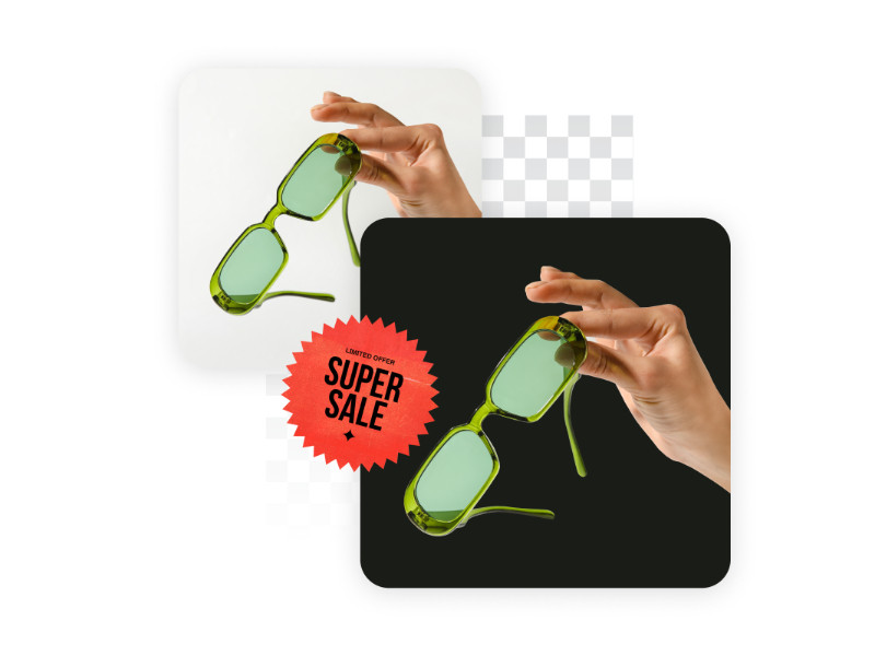 Change background colour of images with Picsart