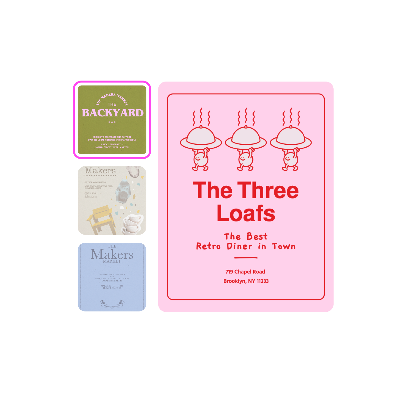 Modèles de flyers personnalisables de Picsart