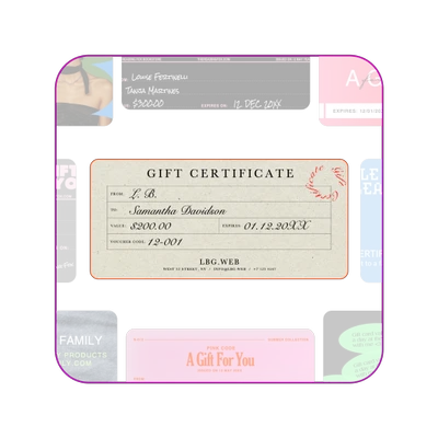 How to create a gift certificate with Picsart