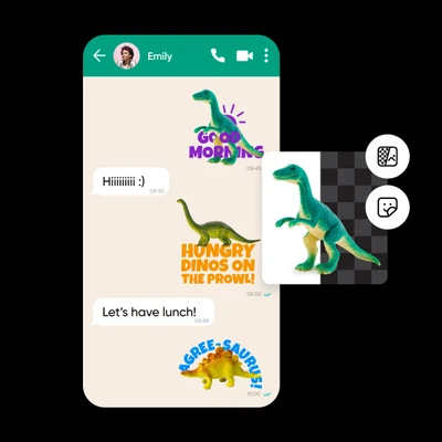 Ücretsiz WhatsApp çıkartma oluşturucu çevrimiçi