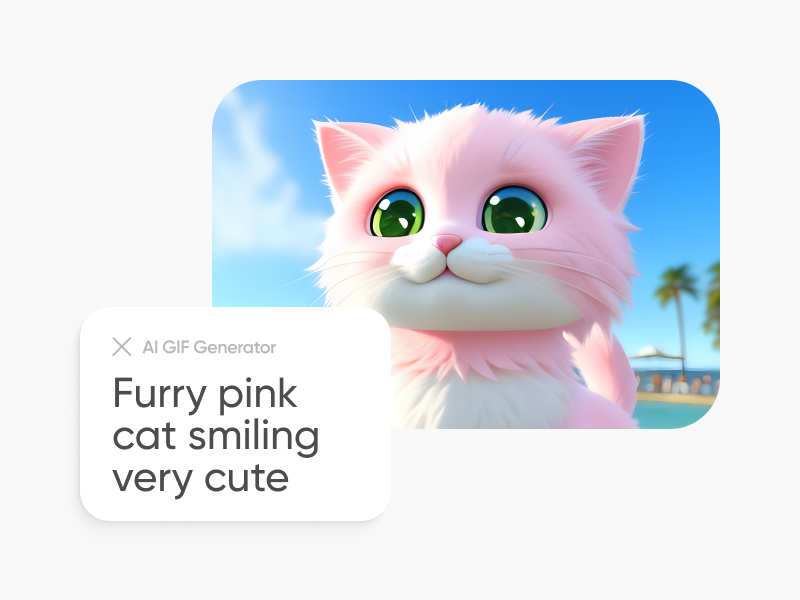 Make custom GIFs using AI. 