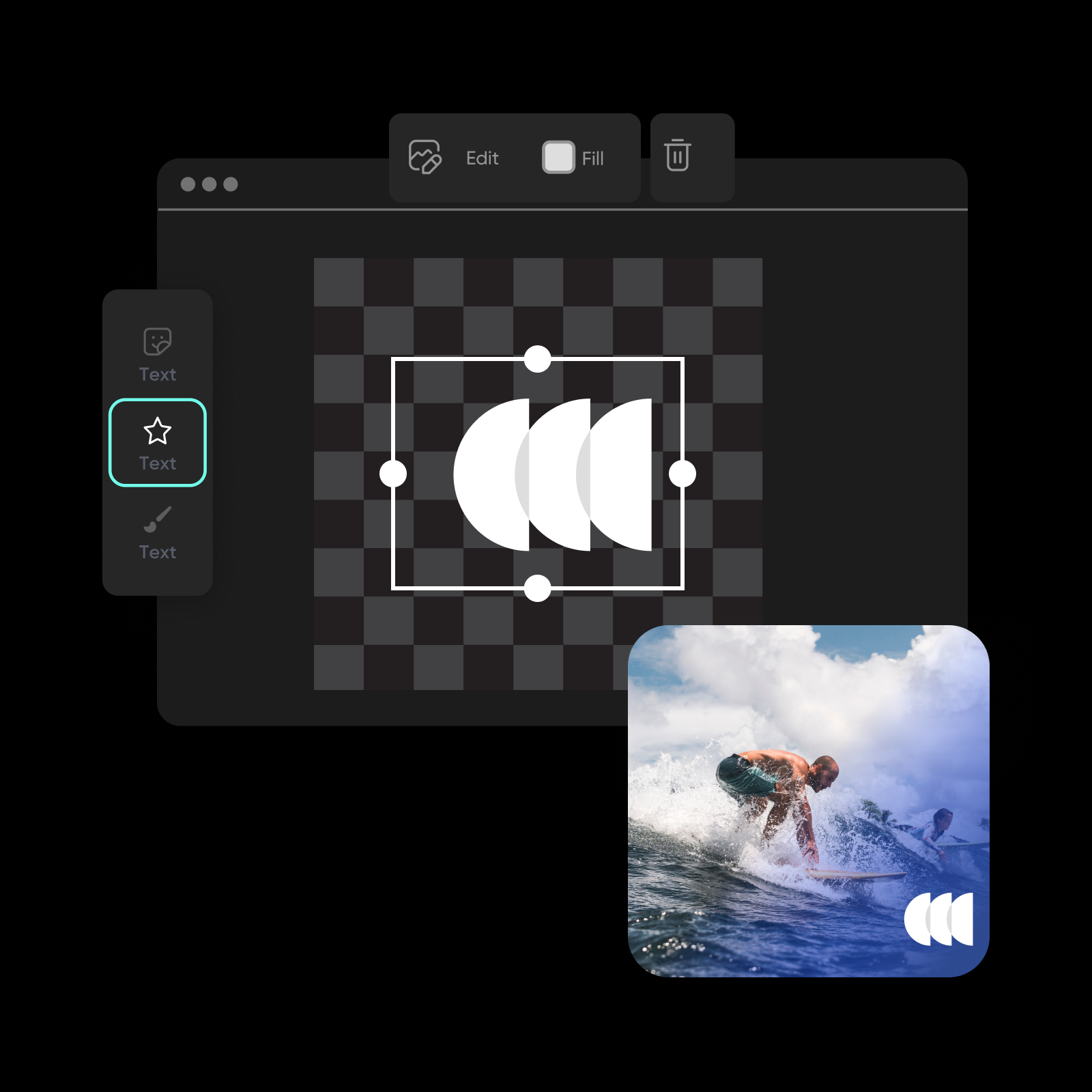 Design unique watermarks