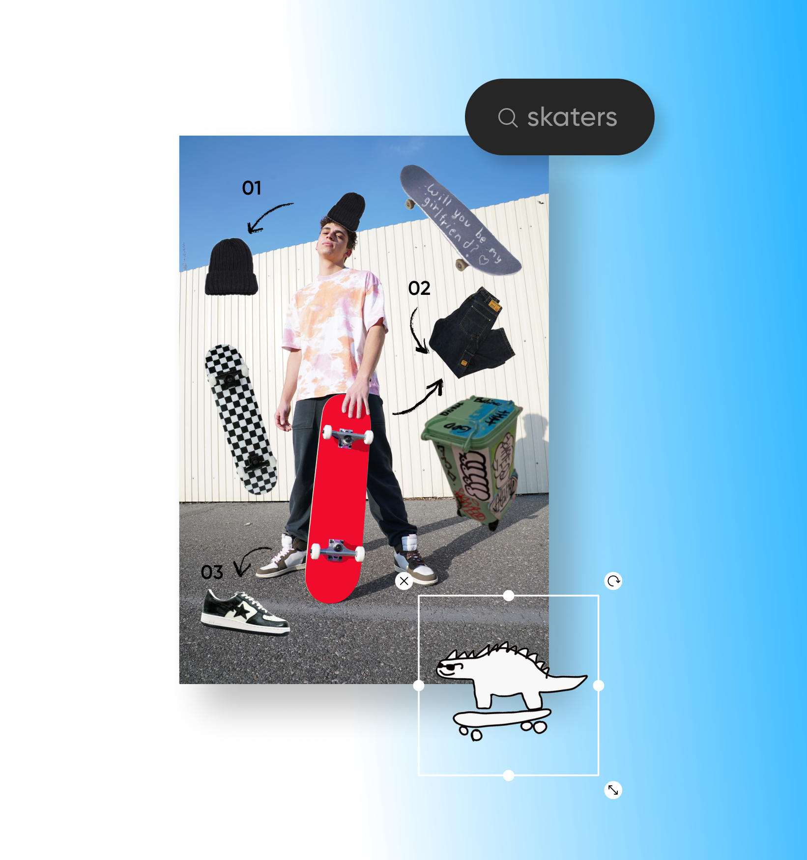 Τα προ-σχεδιασμένα αυτοκόλλητα του Picsart