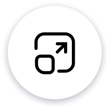 ikon pemangkasan mudah