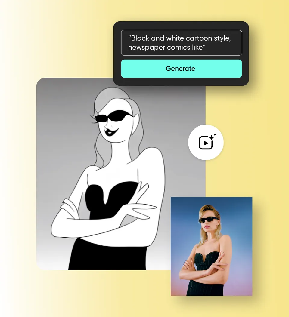 Write prompt to transform your video look
